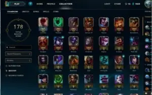 Conta League of Legends Ouro 1