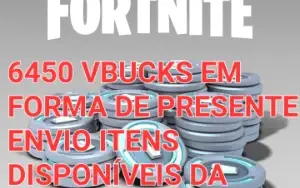 Presente fortnite 6450 vbucks