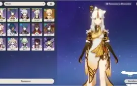 GENSHIN IMPACT Razor, Mona, Bennet,Xingqiu