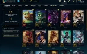 Conta ouro 4 com 4 Skins e 22 Champs ( Sem email confirmado)
