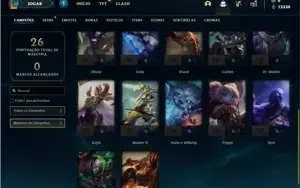 Conta ouro 4 com 4 Skins e 22 Champs ( Sem email confirmado)