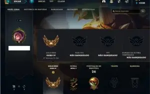Conta ouro 4 com 4 Skins e 22 Champs ( Sem email confirmado)