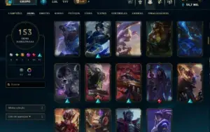 Conta Lol 100% Segura Full Acesso| 153 Skins | Lvl 382