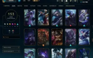 Conta Lol 100% Segura Full Acesso| 153 Skins | Lvl 382