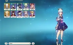 Conta Genshin Ayaka AR 10