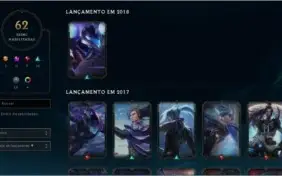 Conta de League of Legends 98 Champions + 62 skins