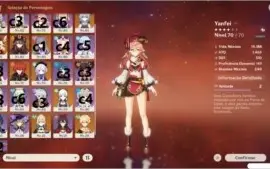 conta genshin AR55 varios t5