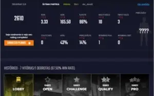 CONTA CS GO - LVL 18 GC 300 HORAS DE CS
