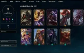 CONTA D4 10 SKINS +
