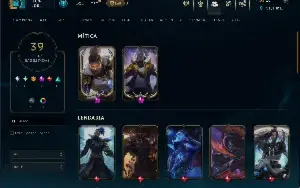 Conta LOL Yasuo Prestigio - Lucian Prestigio