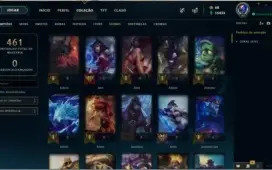 CONTA LEAGUE OF LEGENDS TODOS CHAMP 346 SKINS CONTA SEASON 1