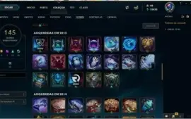 CONTA LEAGUE OF LEGENDS TODOS CHAMP 346 SKINS CONTA SEASON 1