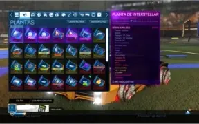 Rocket League com coisas raras