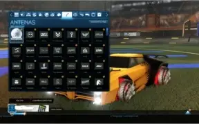 Rocket League com coisas raras