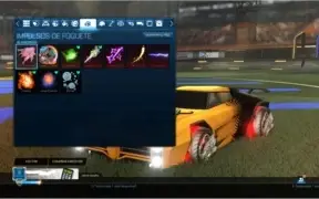 Rocket League com coisas raras