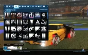 Rocket League com coisas raras