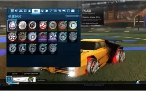 Rocket League com coisas raras