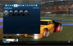 Rocket League com coisas raras