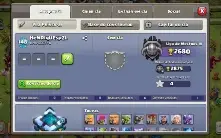 Conta Clash CV 13 quase full preço de banana