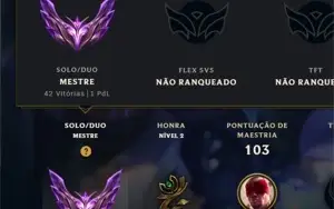 CONTA LOL MESTRE CAINDO COM GM/CHALL