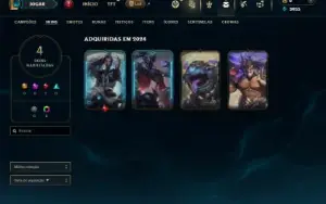 Esmeralda 2 com 35 Champs e 4 Skins( MAIN ADC )
