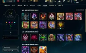 Esmeralda 2 com 35 Champs e 4 Skins( MAIN ADC )