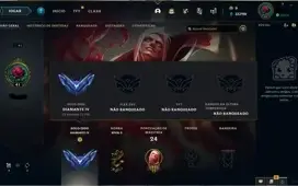 Conta LOL - Diamante IV, 61% de WR(E-MAIL NÃO VERIFICADO)