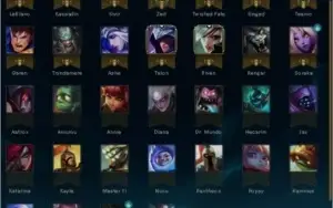 Conta de league of legends- 32 campeões 5 skins unranked
