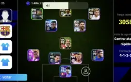 Conta ótima de efooteball pes 2024