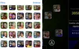 Conta ótima de efooteball pes 2024