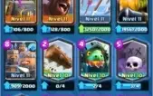CR Level 12, Desafiante1+100k ouro troca de nice & 1k gemas