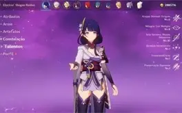 AR 55 - Raiden C2, Kazuha, Diluc, Jean C1, Keqing e Qiqi