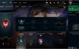 CONTA PLATINA 3 COM SKINS BOAS/ 24 CHAMPS