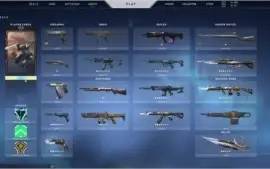 Conta Valorant D2 com as 2 coleções de skins