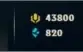 17600 RIOT POINTS EM SKINS