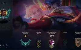 conta league of legends + de 1000 skins LVL 439