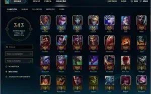 Conta League of Legends 110 campeões 30 skins ouro 2
