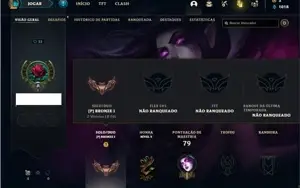 Conta bronze 1 com 4 Skins e 25 Champs