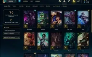 Conta bronze 1 com 4 Skins e 25 Champs