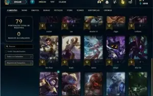 Conta bronze 1 com 4 Skins e 25 Champs