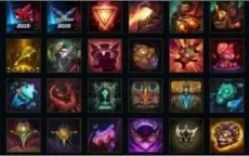 League of Legends conta - Platina 5 e 460 Skins