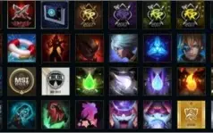 League of Legends conta - Platina 5 e 460 Skins
