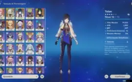 Nahida + Yelan+ Yae Miko + Tighnari+Mona + Arma 5* + Qiqi
