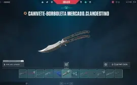 Conta Valorant 79 Skins+ 9 Facas Coleção Radiant Completa