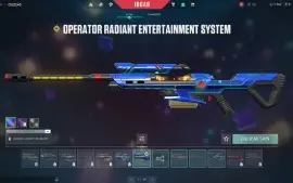 Conta Valorant 79 Skins+ 9 Facas Coleção Radiant Completa