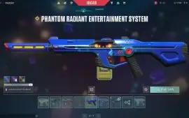 Conta Valorant 79 Skins+ 9 Facas Coleção Radiant Completa