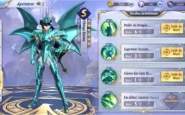 Conta Saint Seiya Awakening A-132 Com Shiryu Divino Upado