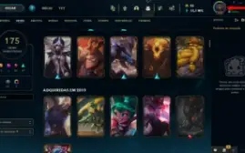 Conta De 2014, 175 Skins, Level 104, Full Acesso