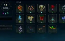 Conta de League of Legends Gold V com todos os campeões