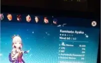 Conta GenshinAR45 + Zhongli + Hu Tao + Keqing + Qiqi + Ayaka